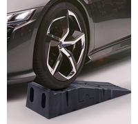 Durhand 2.5 Ton Plastic Car Lifting Ramps Automotive Vehicle Garage, Black