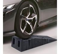 DURHAND 2.5 Ton Plastic Car Lifting Ramps Automotive Vehicle Garage - Black - 91cm x 30cm x 21cm