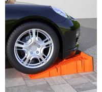 Durhand 2.5 Ton Plastic Car Lifting Ramps Automotive Vehicle Garage, Orange