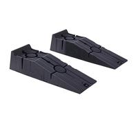 DURHAND 2.5 Ton Plastic Car Lifting Ramps Automotive Vehicle Garage - Black - Plastic - 91cmx30cmx21cm