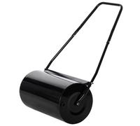 DURHAND Heavy Duty Garden Lawn Roller Push Tow Water Sand Filled 46L Equipment, Black