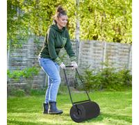 Durhand Garden Lawn Roller 38L Steel Push Grass Mower Water Sand Filled