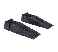 DURHAND 2.5 Ton Plastic Car Lifting Ramps Automotive Vehicle Garage - Black - Plastic - 91cmx30cmx21cm