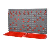 Durhand 54 Pcs On-Wall Tool Equipment Holding Pegboard Home Diy Garage Organiser