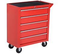 DURHAND Roller Tool Cabinet Stoarge Box 5 Drawers Wheels Caster Garage Workshop