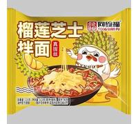 Durian Cheese Korean Spicy Noodles, Dry Mixed Noodles, Special Fruit Flavors, Fried Sauce Combination, Instant Food, Breakfast, Dinner (3 bags)