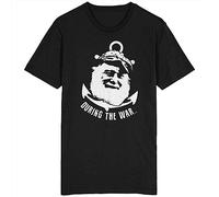 During The War T Shirt Uncle Albert Only Fools and Horses Del Boy Rodney Trigger Black (X-Large)