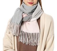 DURINM Women's Scarf Checked XXL Stolen Oversized Autumn Scarf Winter Scarf Checked Tartan Shoulder Scarf Plaid Cashmere Super Light Scarf for Winter Soft and Warm, pink, One size