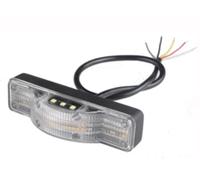 Durite 0-441-85, 12 LED Warning Light With White License Plate Lamp