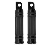 Durlo 1 Pair Black Billet CNC Motorcycle Foot Pegs, Footrest for Harley 883 Dyna Softail Fatboy, Motorcycle Modification Accessories
