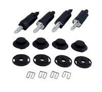 Durlo 1 set Engine Cover Mounting Kit fit for Peugeot 206 306 307 406 607 806 Expert and Citroën Berlingo C4 C5 Xantia Xsara, Engine Cover Clips Holders