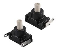 Durlo 2 PCS 2 Pins Push Button Switch 16A125V 8A250V Vacuum Cleaner Switch Accessories KAN-J4