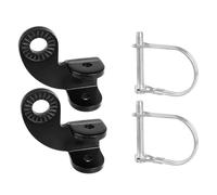 Durlo 2 Pcs Bike Trailer Hitch,Bicycle Trailer Coupler Connector Cargo Adapter Replacement Connector Included,for Burley Bee Bike, Pets Trailers(12MM)