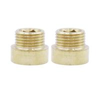 Durlo 2 Pcs Brass Fitting Thread Fitting ,Faucet Extension Adapter for Drinking Water and Heating Installation (Tap Extension G1/2 Inch, 10 Mm)