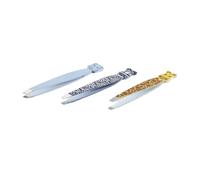 Durlo 3 Pcs Animal Shaped Slanted Tweezers Set for Eyebrow and Facial Hair Removal - Precision Eyelash Tweezers for Beauty Tools Kits