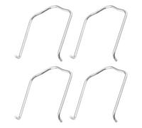 Durlo 4 PCS Car Radiator Water Hose Flange Retaining Spring Clips 1J0121142 Hose Pipe Retaining Clips Clamps Car Parts