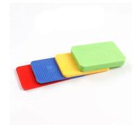 Durlo 40 Pcs Plastic Spacers, Shims Flat Glazing Packers for Door and Window (60x40mm, 1.5mm 3mm 5mm 10mm)