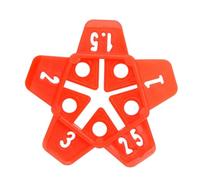 Durlo 50pcs Plastic Tile Spacers, Plastic Jointing and Leveling Locator Tool for Tiles and Decking Boards, Multi-Use 1mm 2mm 3mm 1.5mm 2.5mm Spacers