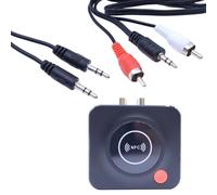 Durlo Bluetooth Receiver for Hifi, Bluetooth 5.4 Audio Receiver for Speakers,Home Stereo System with NFC, T-FCard Slot, 3.5mm AUX/RC-A Interface