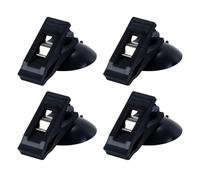 Durlo Car Ticket Clip 2 Pair Parking Windshield Sucker Cap Card Window Mount Glasses Interior Universal Shade Curtain Organizer Holder