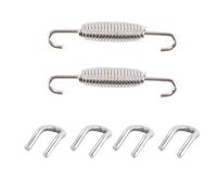 Durlo Motorcycle Exhaust Mounting Springs, for Motorcycle Exhaust Pipe Installation & Replacement