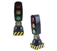Durlo Traffic Light, Mini Road Safety Signs Traffic Signal Lights Pretend Play Early Educational for Christmas Birthday Gifts