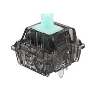 DUROCK Linear Switches, Creamy Green L2 Smokey Housing 67g, 5 Pins Smooth Lubed Mechanical Keyboard Switches (Smokey L2 67g, 110pcs)