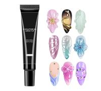 Duroecsain 3D Nail Gel - 3D Nail Design Gel - Beginner Friendly 3D Modelling Gel for Daily Use, Formal Occasions, Weddings, Holidays, Home, Salon and Social Meetings