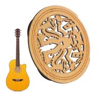 Duroecsain Acoustic Guitar Hole Cover Acoustic Guitar Accessory Acoustic Guitar Accessories Lightweight Guitar Parts Decorative Guitar Accessory Portable Cover for Family Friends