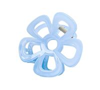 Duroecsain - Flower Claw Clips - Jelly Hair Snap Clips - Strong Hold Hair Clips Artistic Flower Hair Clips Stylish for Thin and Thick Hair