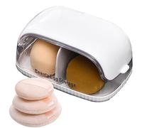 Duroecsain Makeup Sponge Holder Case, Cosmetic Egg Storage - Dustproof Cosmetic Egg Protection Container | Multifunctional Makeup Blender Case, Storage Box for Beauty Tools for Women and, a, 1 stück
