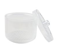 Duroecsain Manicure Tool Box Nail Care Box | Professional Removable Double Layer Manicure Case | Portable Non-Slip Handle Storage Box for Salon, White, Voir description, See description
