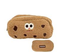 Duroecsain Pencil Case Pencil Case Pencil Case Pens Plush Large Capacity Pencil Case Large, light brown, see description, See description