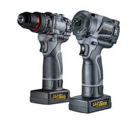 Durofix G12 Cordless Combi Drill Driver And Stubby Impact Driver Kit, 2 X 5.0Ah Batteries, Fast Charger, Flashlight And Canvas Bag