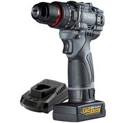 Durofix G12 Cordless Drill, 50Nm Combi Drill Driver, 1,800RPM 2 Speed Brushless Motor, 20+3 Torque Settings, 3/8" Chuck and LED Light (Kit (No Bag))