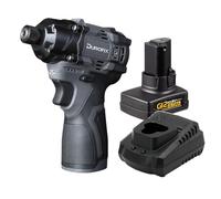 Durofix G12 Sub Compact Impact Driver 1/4" Hex, Brushless Cordless 170Nm Max Torque, 3300RPM, Tool Kit with 1x 4.0Ah Battery and Charger | RI12185-PM