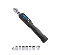 Durofix RM601-3S 3/8” (3.7 to 37 ft-lbs.) Digital Torque Wrench Kit with Sockets, Buzzer & LED Flash Notification - ISO 6789 Standards with Certificate of Calibration