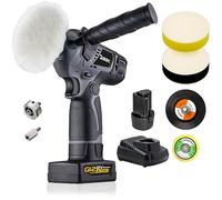 Durofix RS1222 Cordless Car Polisher and Buffer, 12 Volt (10.8V) | G12 Series of Power Tools, Kit Comes with 1 x 4.0Ah and 1 x 2.0Ah Battery, Plus Charger and Pads.