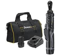 Durofix RW1210-3P2G G12 Brushless Electric 3/8” Cordless Ratchet Wrench Set Power Tool Kit | Tool Set Includes 2 x 12V (10.8V) Lithium-Ion G12 Battery Packs, Plus Charger & Canvas Bag