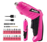 DuroFort 3.7V Mini Cordless Screwdriver, 25Piece S