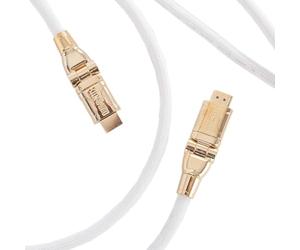 Duronic 4K HDMI Cable 1m HDC01/1 24k Gold Plated Long HDMI Cables High Speed 4k Lead 1 Meter Cord Tilt Swivel 1080p Cable Braided Gold Connectors for TV PC Laptop PS5 Xbox Gaming