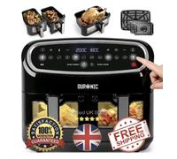 Duronic Air Fryer Bundle Set AF34, with 1x 10L Large Drawer and 2x 5L Drawers