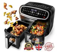 Duronic Air Fryer Bundle Set AF34, with 1x 10L Large Drawer and 2x 5L Drawers