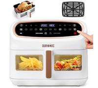 Duronic Air Fryer with XL Drawer AF14 WG, Family Sized Multi Cooker with Visual Window, 1x10L Large Drawer for Roast Potatoes, Chips, Chicken, Pastries, Cakes & Bakes