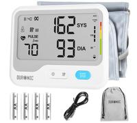 Duronic Blood Pressure Monitor BPM125 Upper Arm Automatic BP Machine for Professional and Home Use Large Digital LCD Display Compact 60 Record Memory Medium 22cm-32cm Cuff