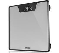 Duronic Body Scales BS303 Measures Body Weight in Kilograms and Pounds Non-Slip Design Step-On Activation Bathroom Scales Precision Sensors XL Digital Display 180kg Capacity