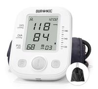 Duronic BPM200 Blood Pressure Monitor, Automatic Upper Arm BP Cuff 22-36cm | Easy-To-Read Digital Display, Heart Rate Detection, 99 Readings, Portable BP Monitor, Simple One-Touch Operation for Home Use