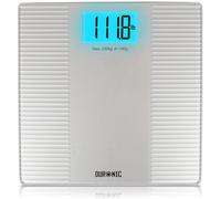 Duronic Digital Bathroom Scales BS204 Body Weight Weighing Scales Stone lb kg High Precision Sensors 200kg Capacity Non Slip Body Scales