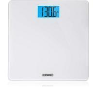 Duronic Bs403 Digital Bathroom Body Scales, Lcd Display, 180Kg, Step-On Activation, Measures In Kilograms/pounds/stones - White