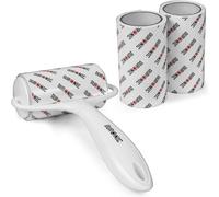 Duronic ROLL1X2 Lint Roller (60 Sheets) + 2 Refills, Extra Sticky Lint Remover for Fabric and Clothing, Pet Hair, Dust, Lint and Fluff